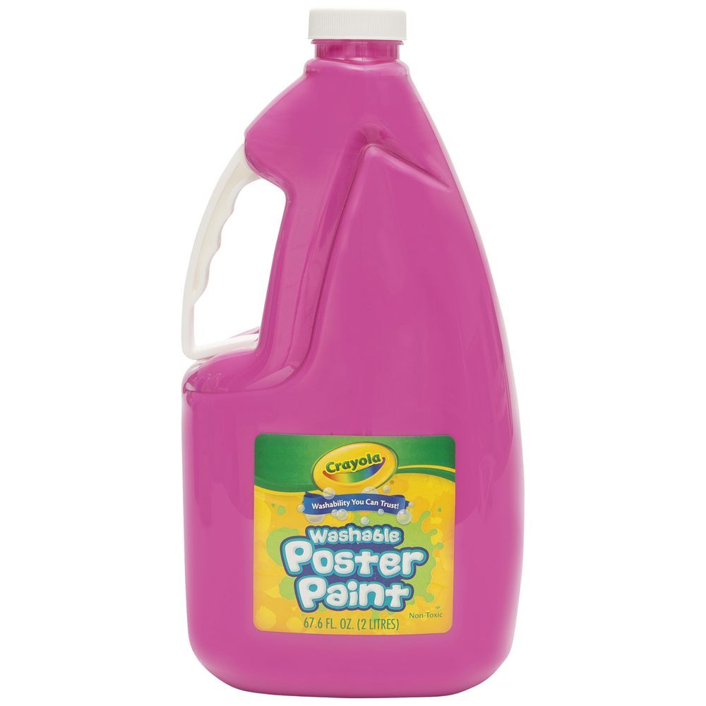 Crayola Washable Poster Paint - 2 Litres: Magenta