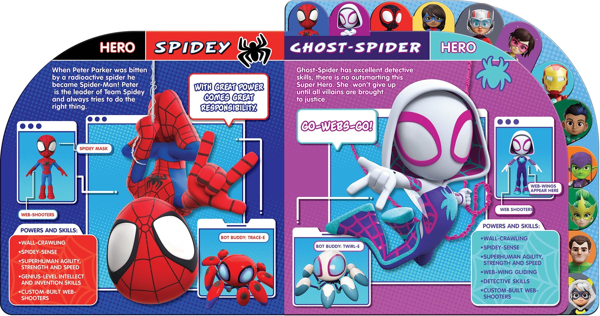 Spidey and His Amazing Friends - Tabbed Board Book — inside page 2
