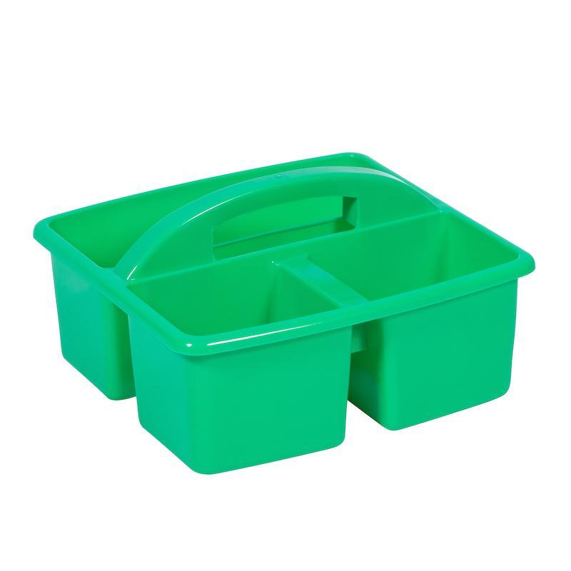 Small Plastic Caddy - Primary Green