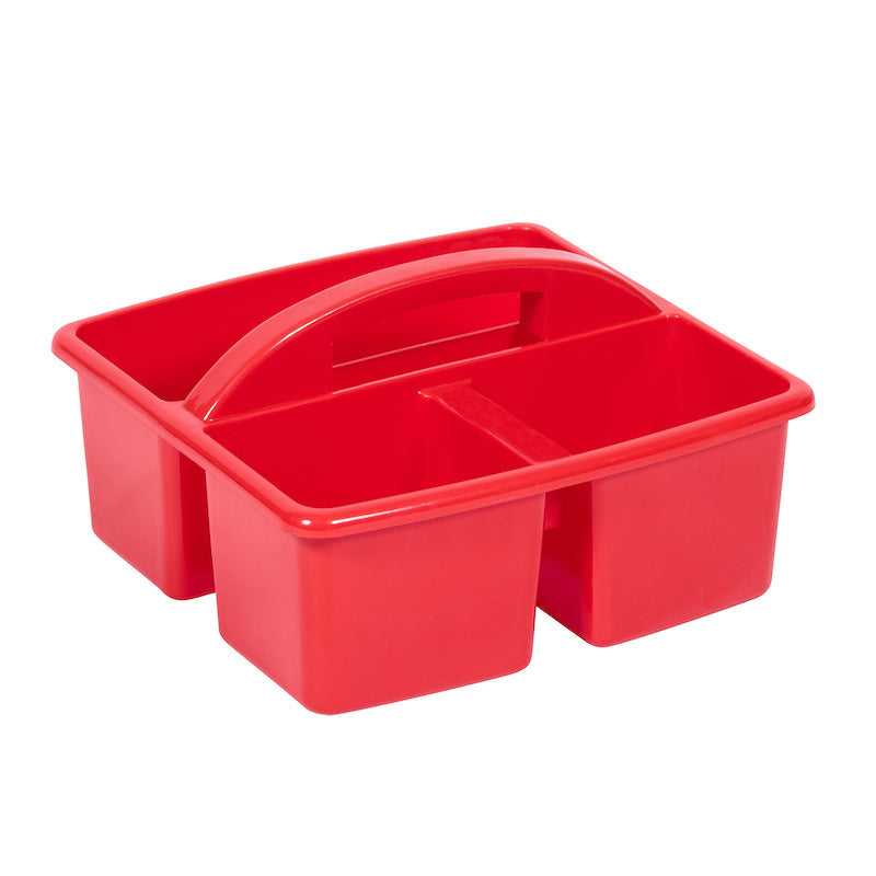 Small Plastic Caddy - Red