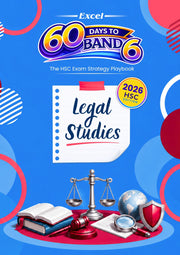 Excel 60 Days to Band 6 Legal Studies front cover