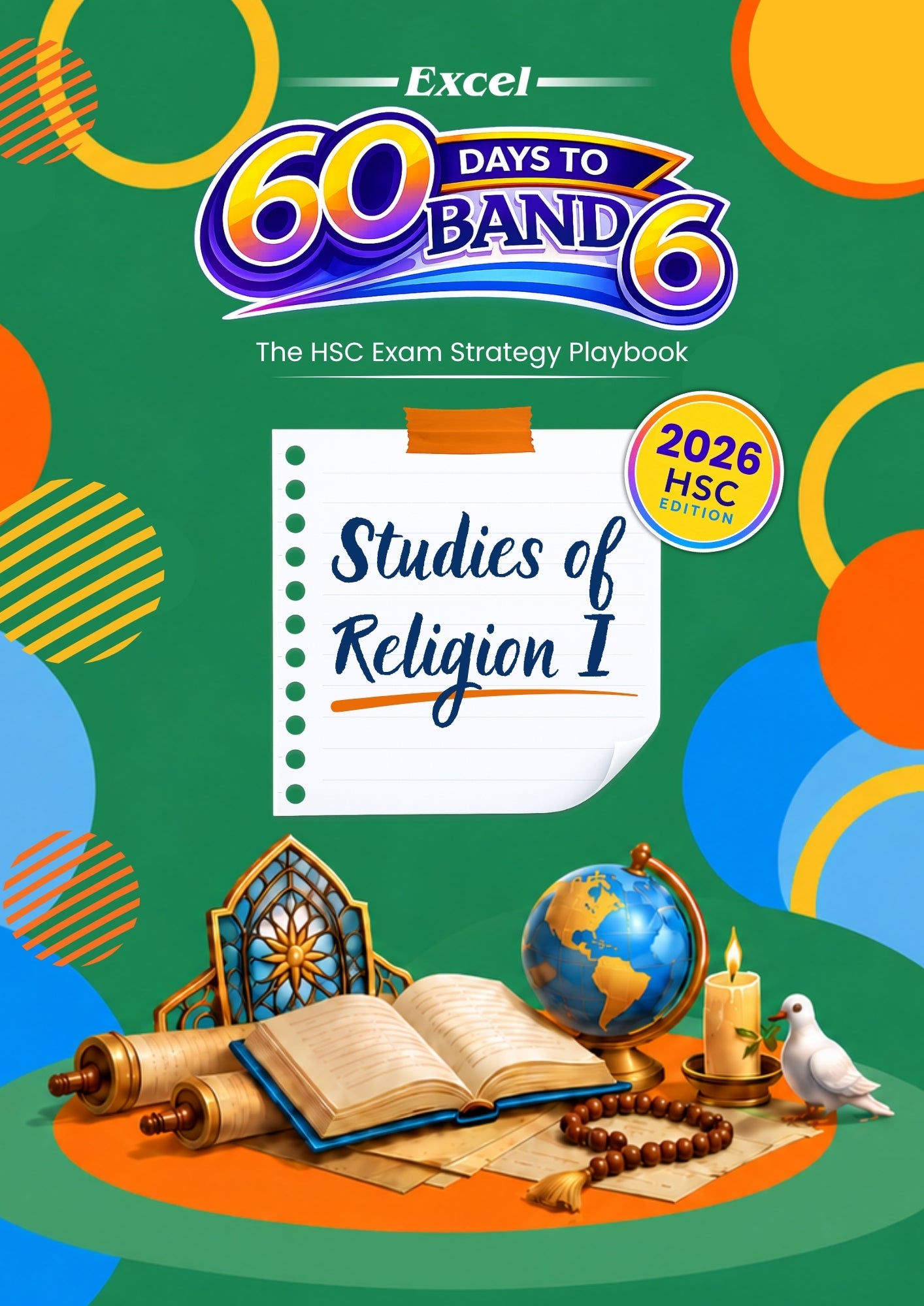 Excel 60 Days to Band 6 Studies of Religion I front cover