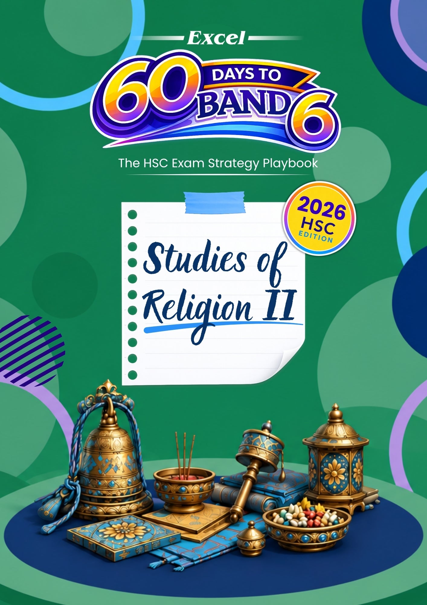 Excel 60 Days to Band 6 Studies of Religion II front cover