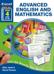 Excel Advanced Skills - Advanced English and Mathematics Year 4 – cover 1