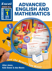 Excel Advanced Skills - Advanced English and Mathematics Year 1 – cover 1