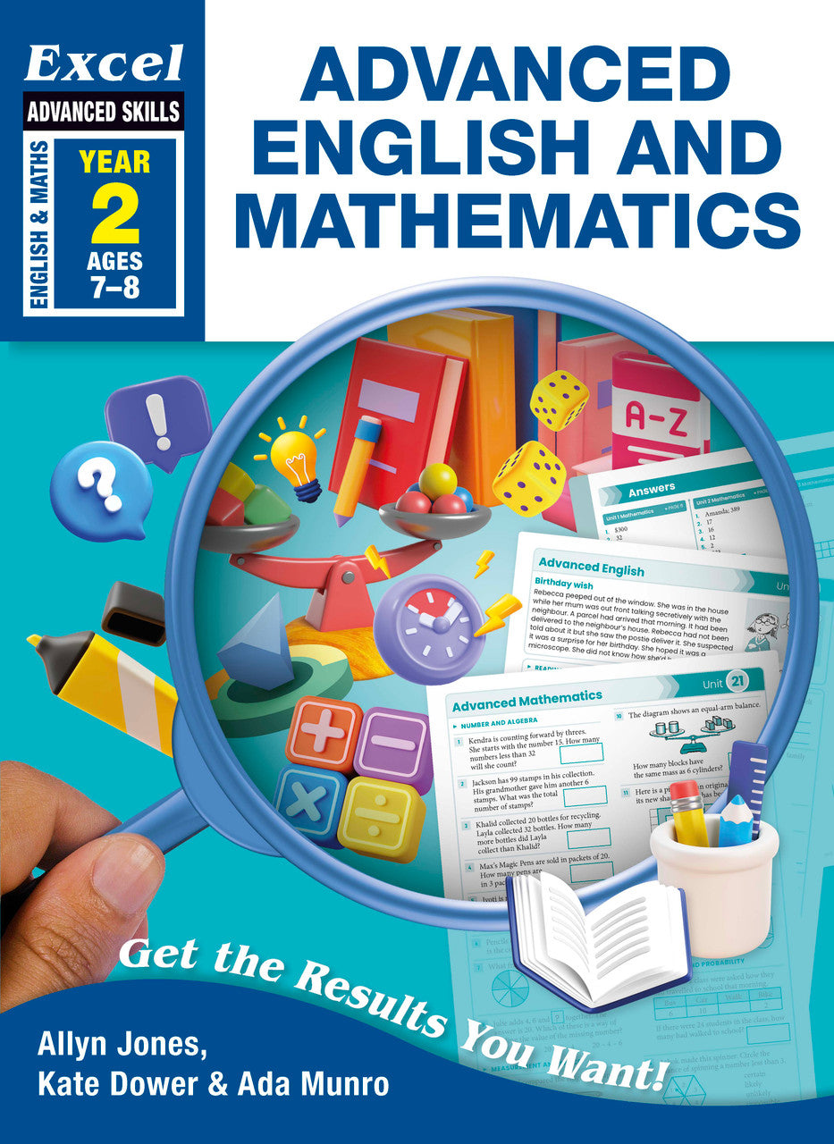 Excel Advanced Skills - Advanced English and Mathematics Year 2 – cover 1
