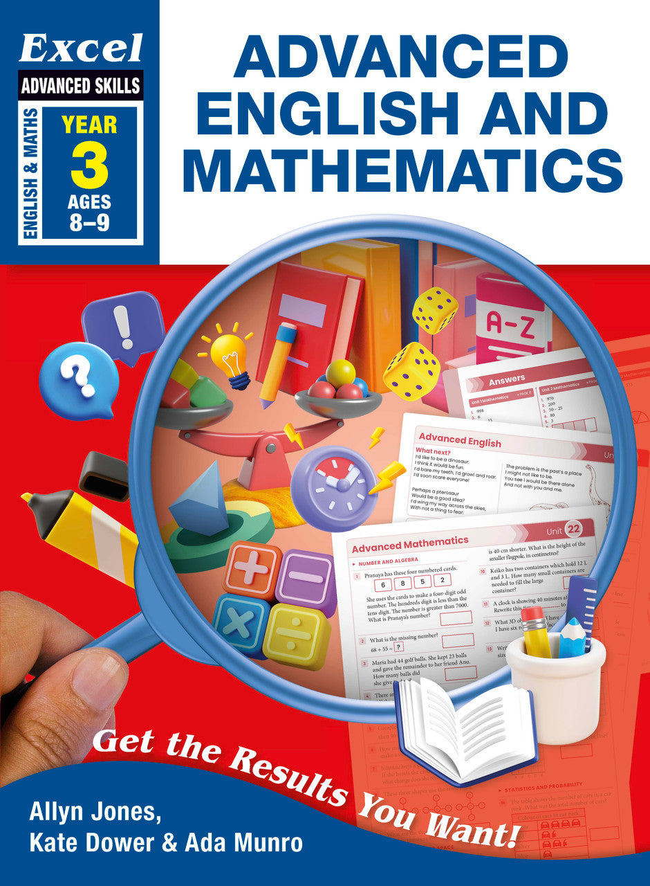 Excel Advanced Skills - Advanced English and Mathematics Year 3 – cover 1