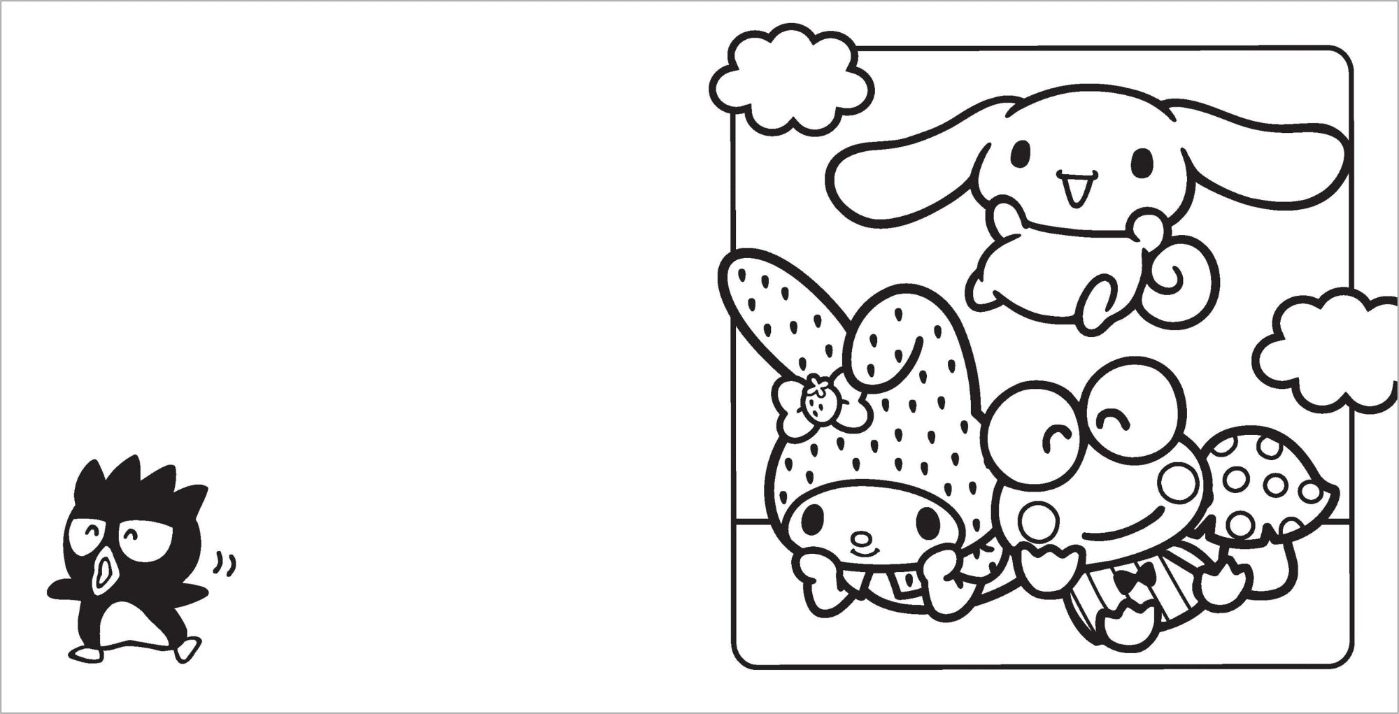 Hello Kitty and Friends - Cosy Colouring Book — inside page 3