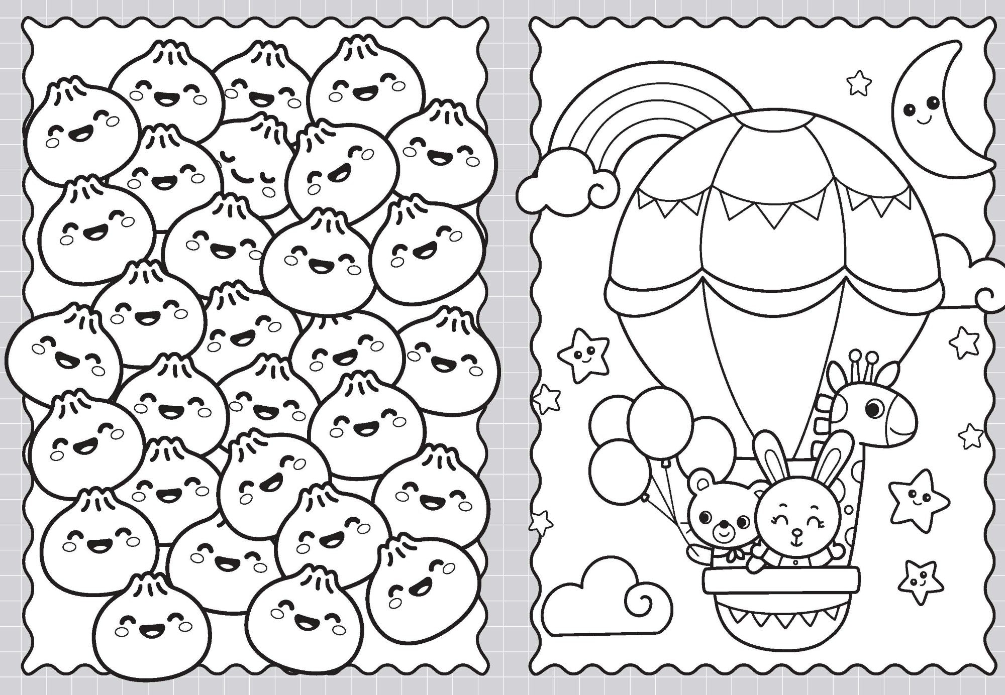 100% Cute - 32pp Colouring Book — inside page 4