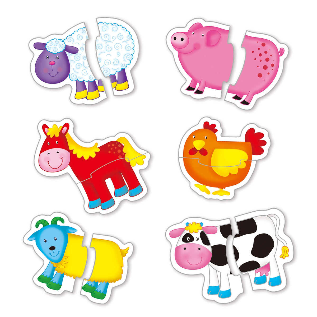 Galt - Baby Puzzles - Farm 2 Pieces
