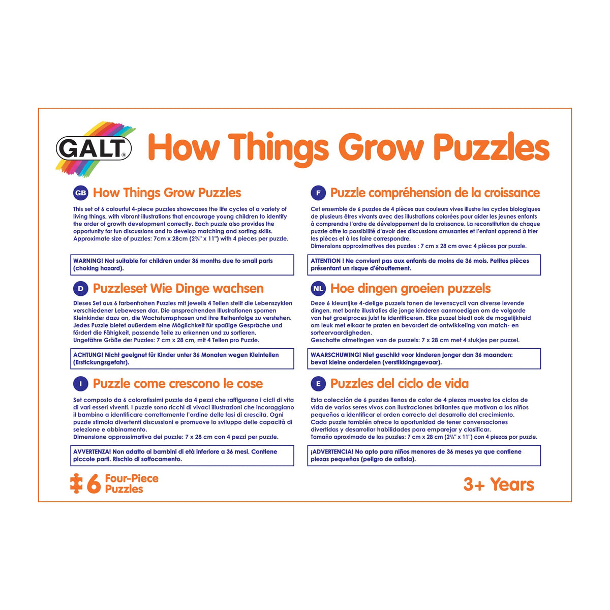 Galt - How things Grow Puzzle