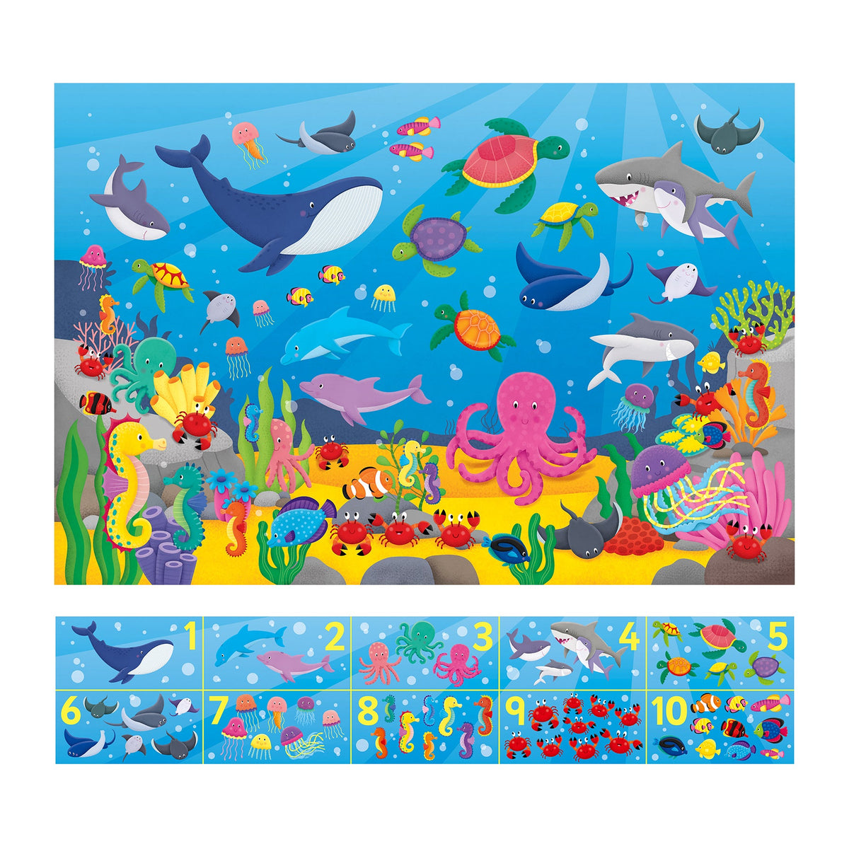 Galt - Counting Creatures Giant Floor Puzzle 30 Pieces