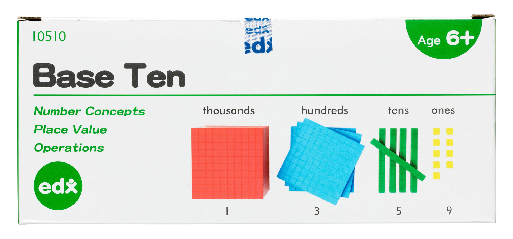 Plastic Base Ten (4 Colour) - Boxed