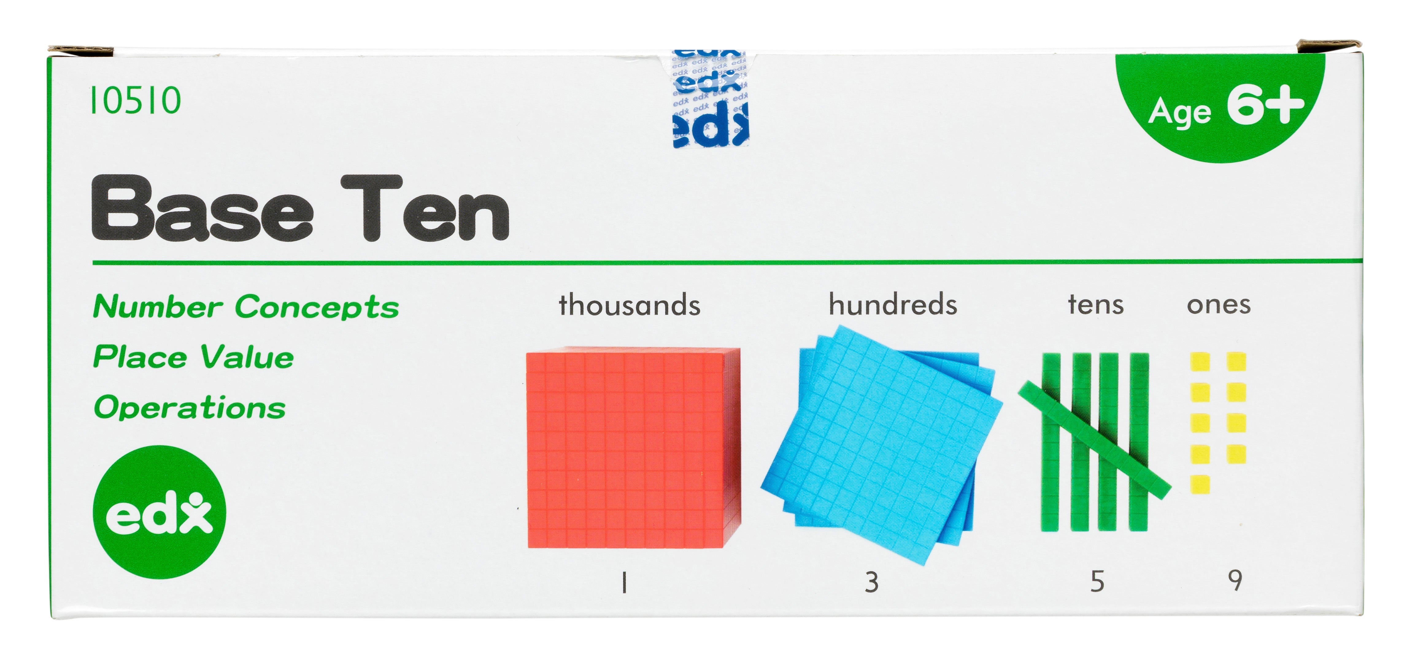 Plastic Base Ten (4 Colour) - Boxed