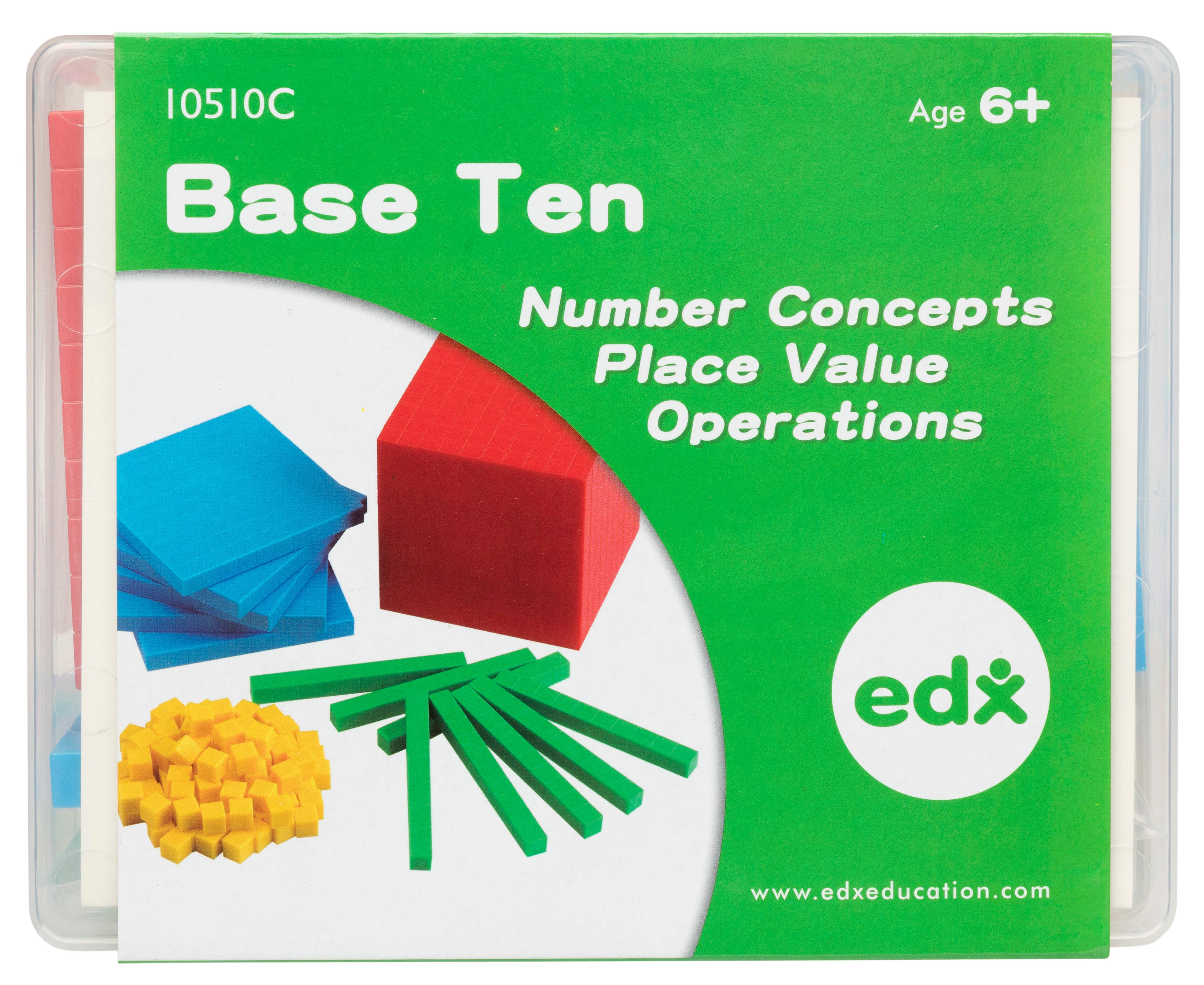 Plastic Base Ten (4 Colour) - Plastic Container