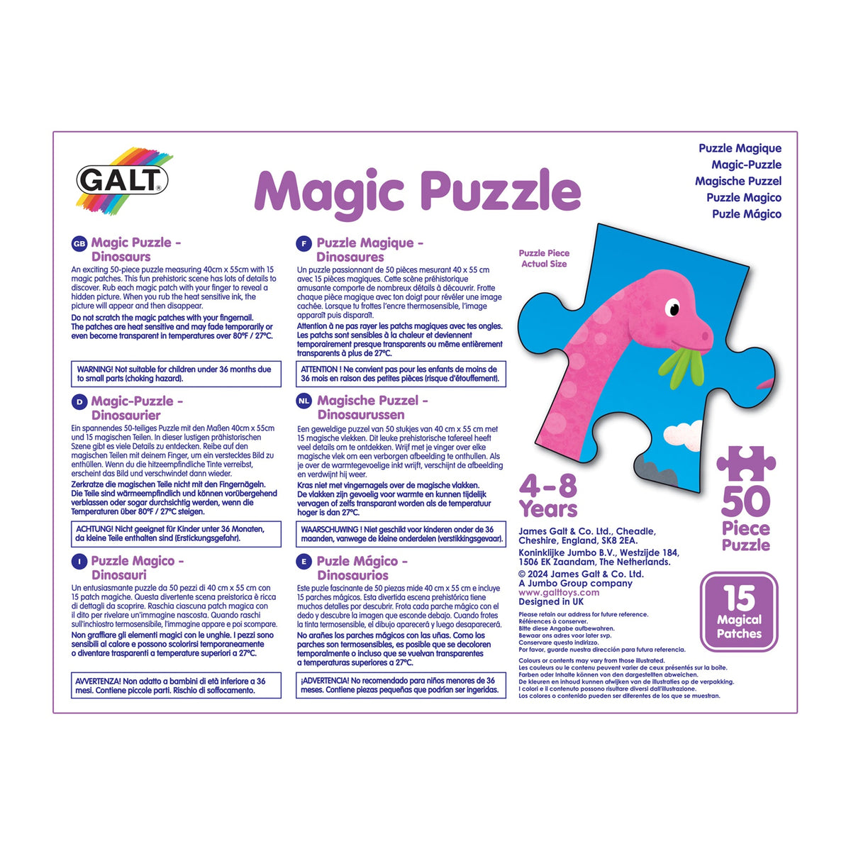 Galt - Magic Puzzle - Dino