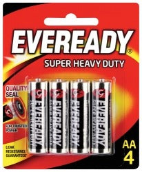 Eveready Super Heavy Duty AA Batteries (Pack of 4)