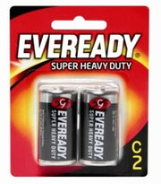 Eveready Super Heavy Duty C Batteries (Pack of 2)