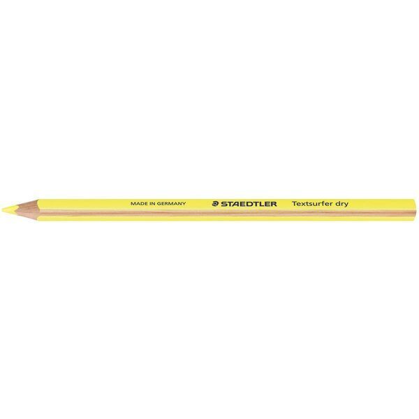 Staedtler Textsurfer Dry Highlighter Pencil - Yellow (Single)