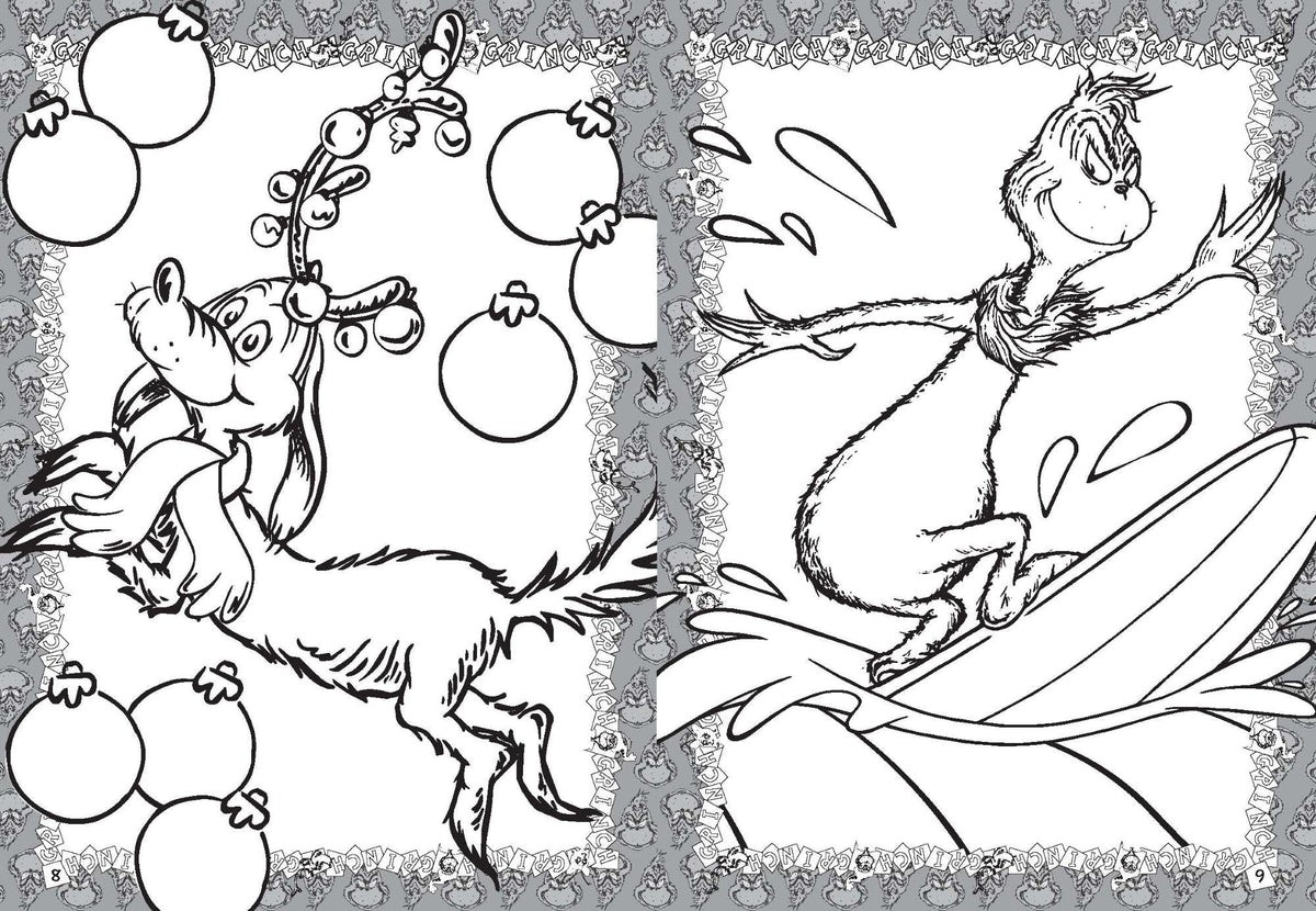 Dr Seuss - The Grinch - Puffy Sticker Book — inside page 1
