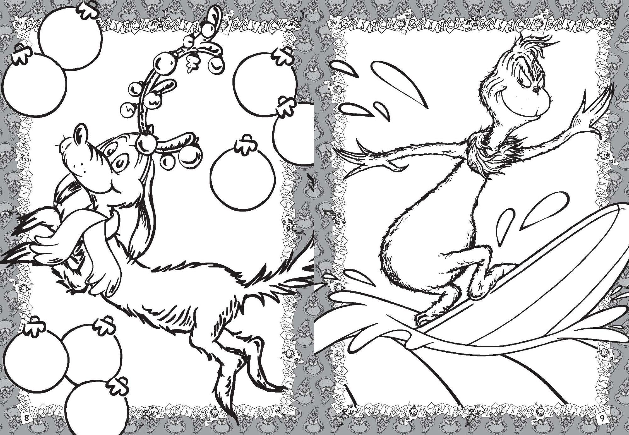 Dr Seuss - The Grinch - Puffy Sticker Book — inside page 1