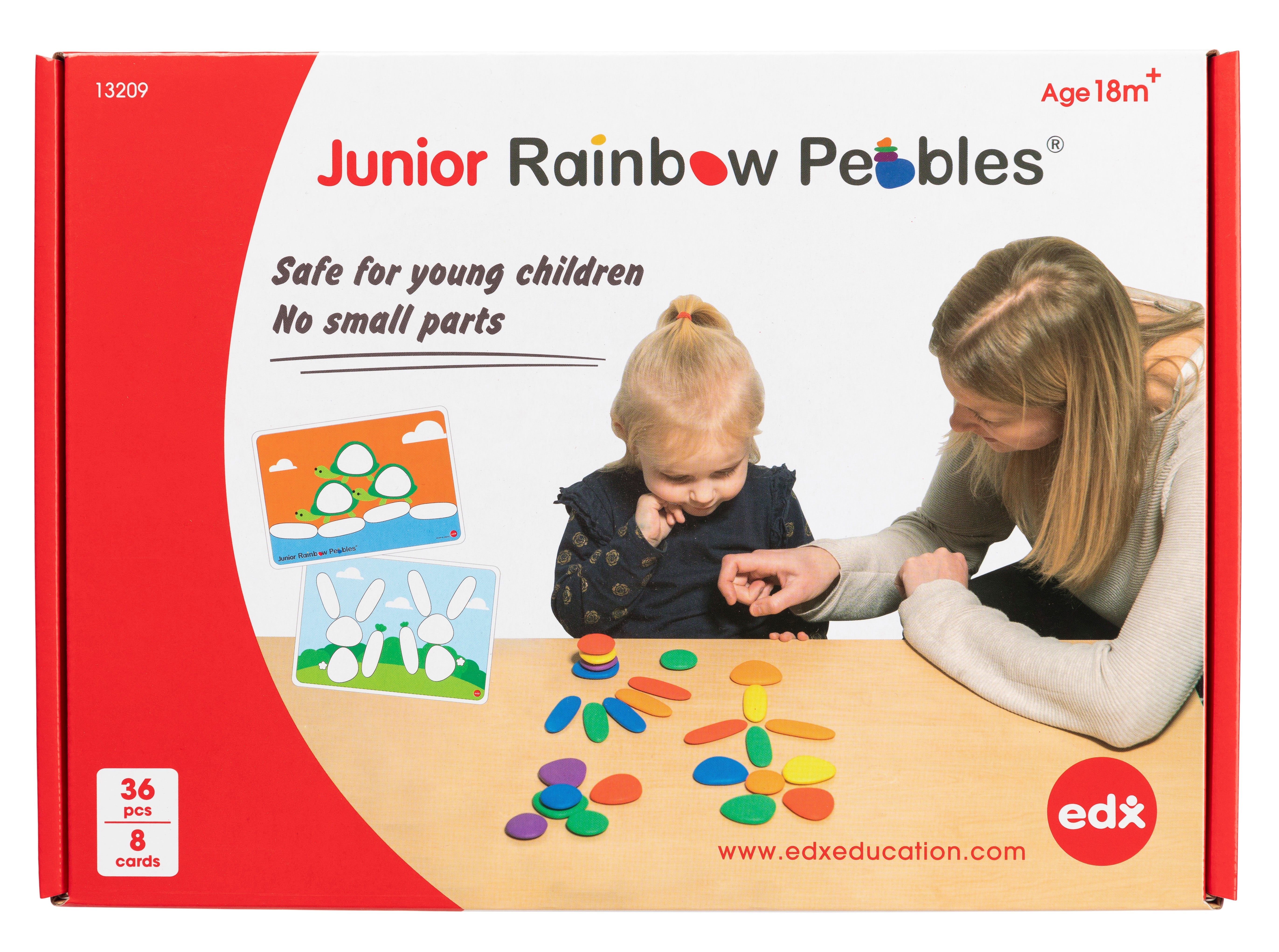 Junior Rainbow Pebbles Set (with cards)