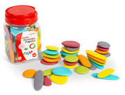Junior Rainbow Pebbles - Jar of 36: Earth Colours