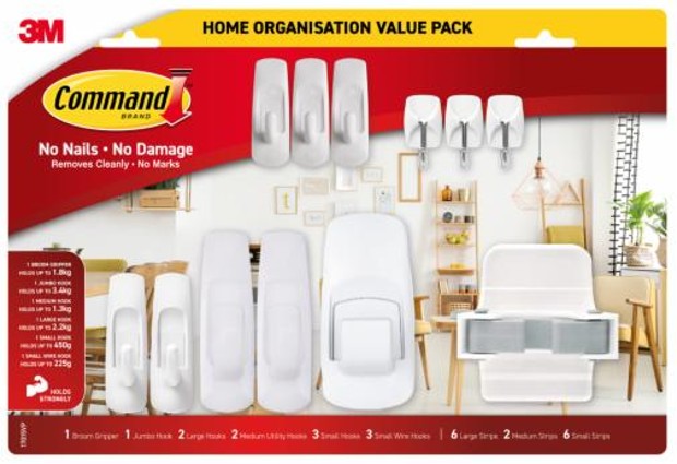 Command Spring DIY Mixed Hooks Value Pack (17015VP)