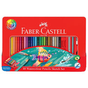 Faber-Castell - 48 Watercolour Pencils Sketch Set