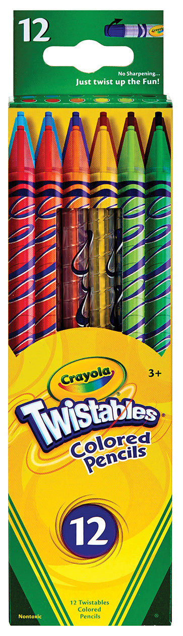 Crayola Pencil Coloured Twistable - Pack of 12