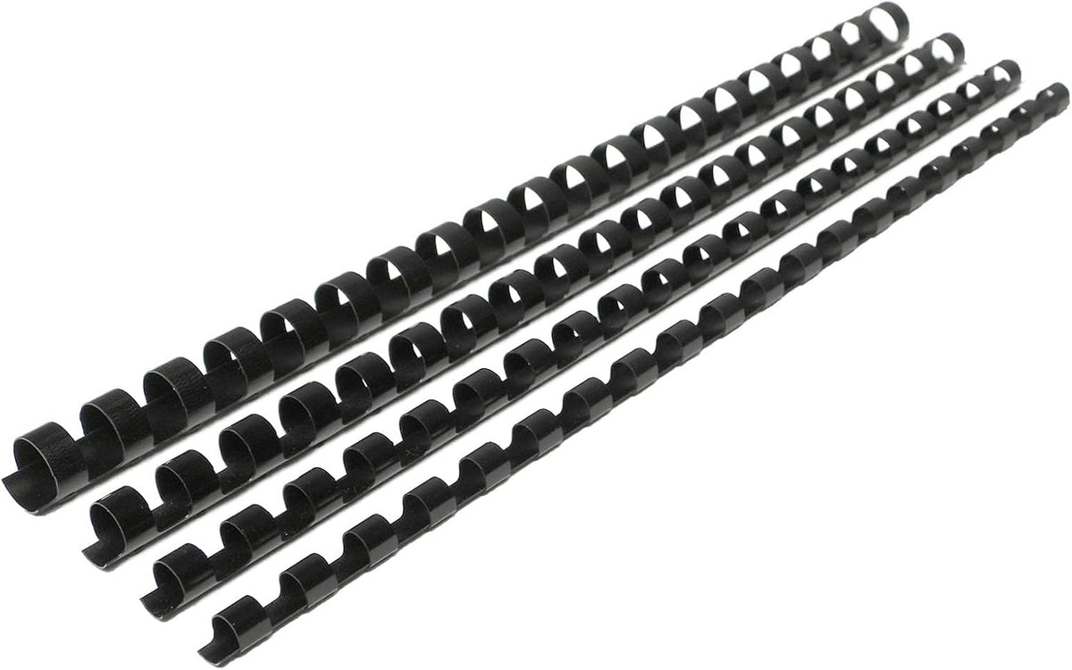 Fellowes Plastic Binding Combs 8mm 21 Ring - Black (Pack of 100)