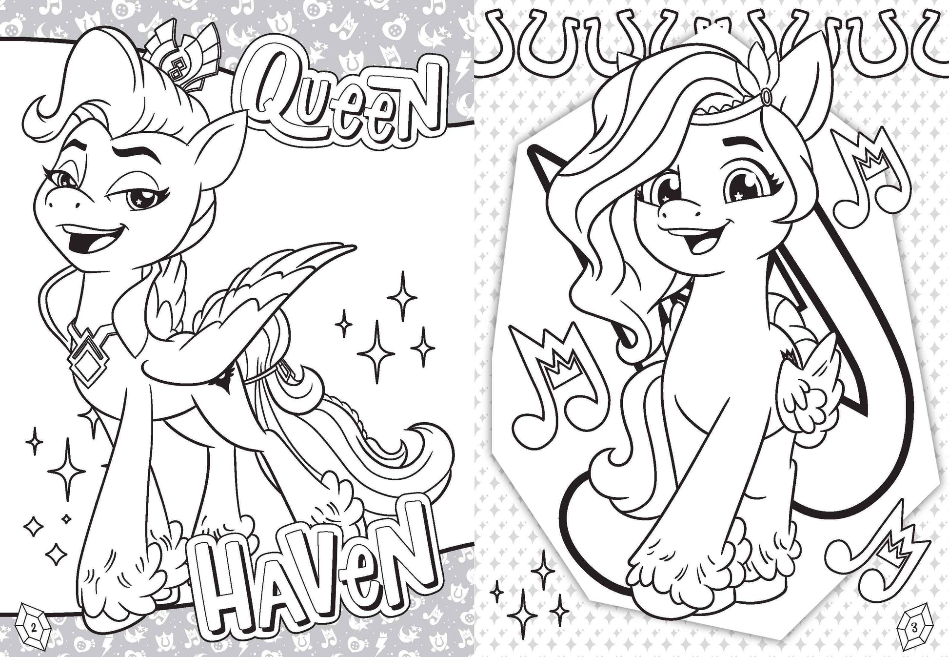 My Little Pony Colouring Book - Be Brave, Be Kind — inside page 1