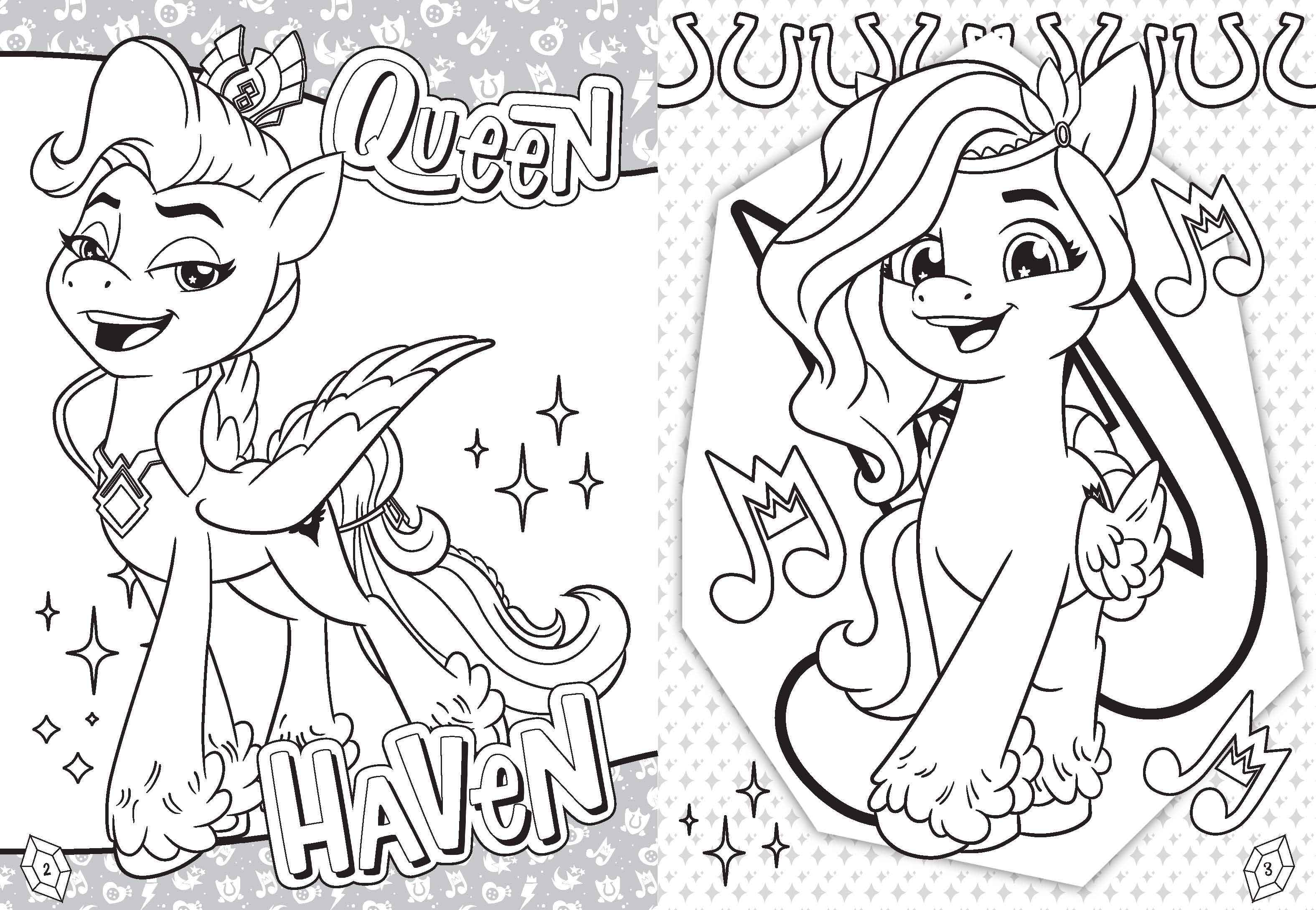 My Little Pony Colouring Book - Be Brave, Be Kind — inside page 1