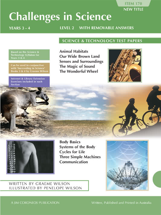 Challenges in Science Book 1: Science and Technology Tests Years 3 to 4