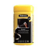 Fellowes Screen Cleaning Wipes Tub (Pack of 100)