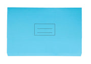 Stat Document Wallet - Foolscap Board: Blue (Pack of 25)