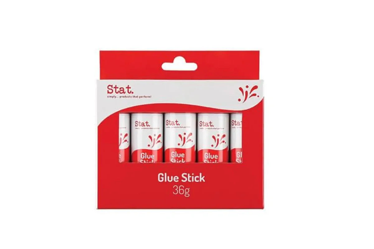 Stat Pack of 5 Glue Stick - 36g