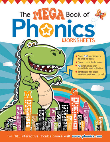 The Mega Book of Phonics Worksheets