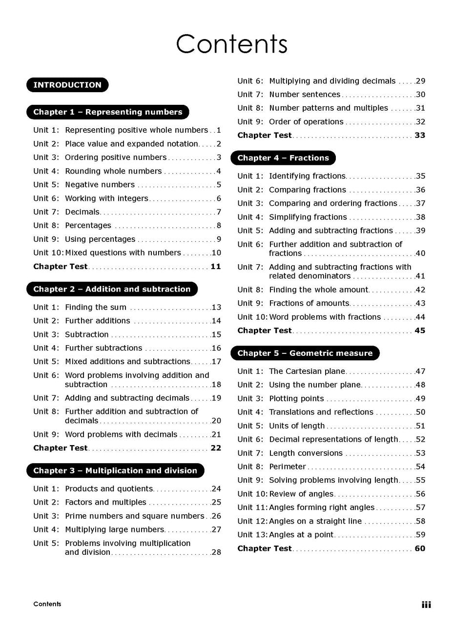Excel Essential Skills - Year 6 Mathematics Revision & Test Workbook — inside page 1