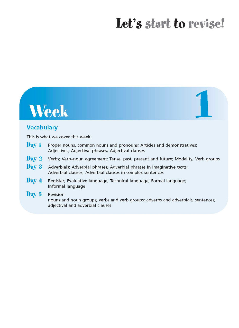 Excel Revise in a Month Year 9 NAPLAN*-style Writing Tests — inside page 2