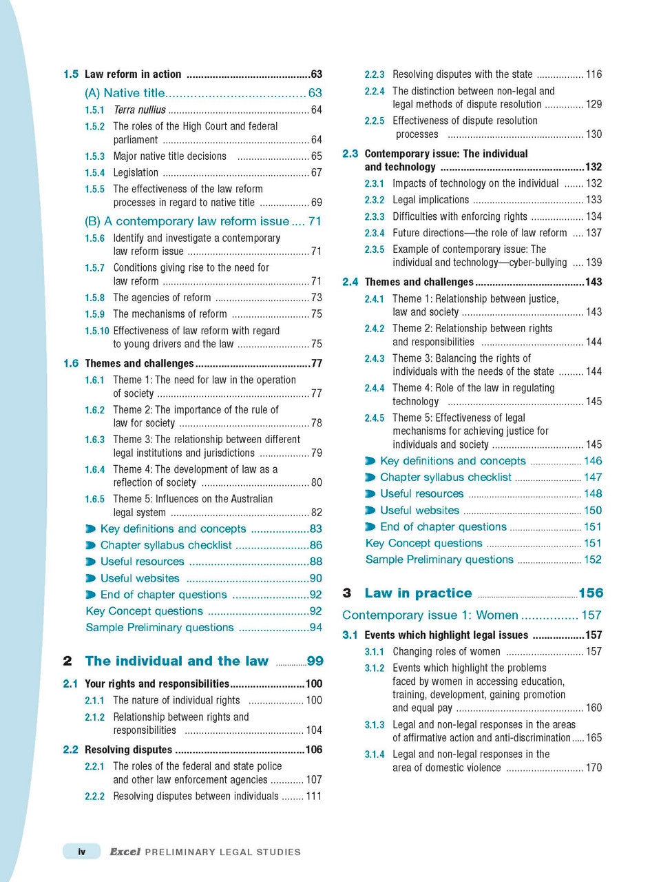 Excel Preliminary - Legal Studies Study Guide — inside page 2