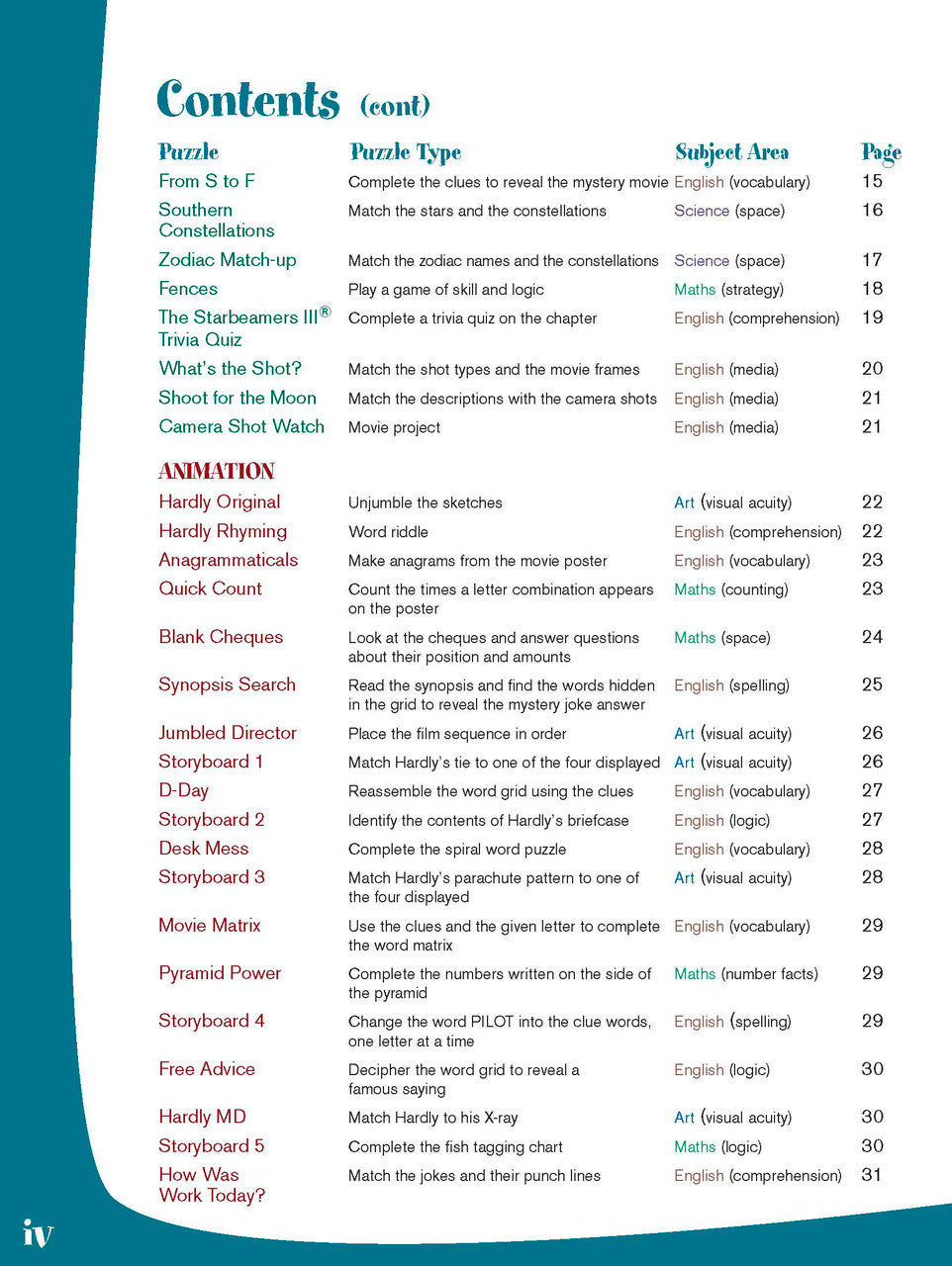 Excel Basic Skills - Creative Holiday Learning Year 6 — inside page 3