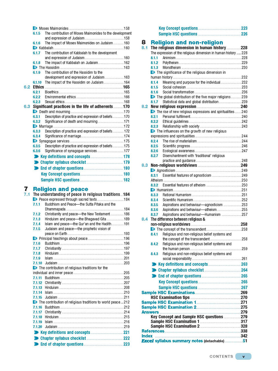 Excel HSC - Studies of Religion I and II Study Guide — inside page 3