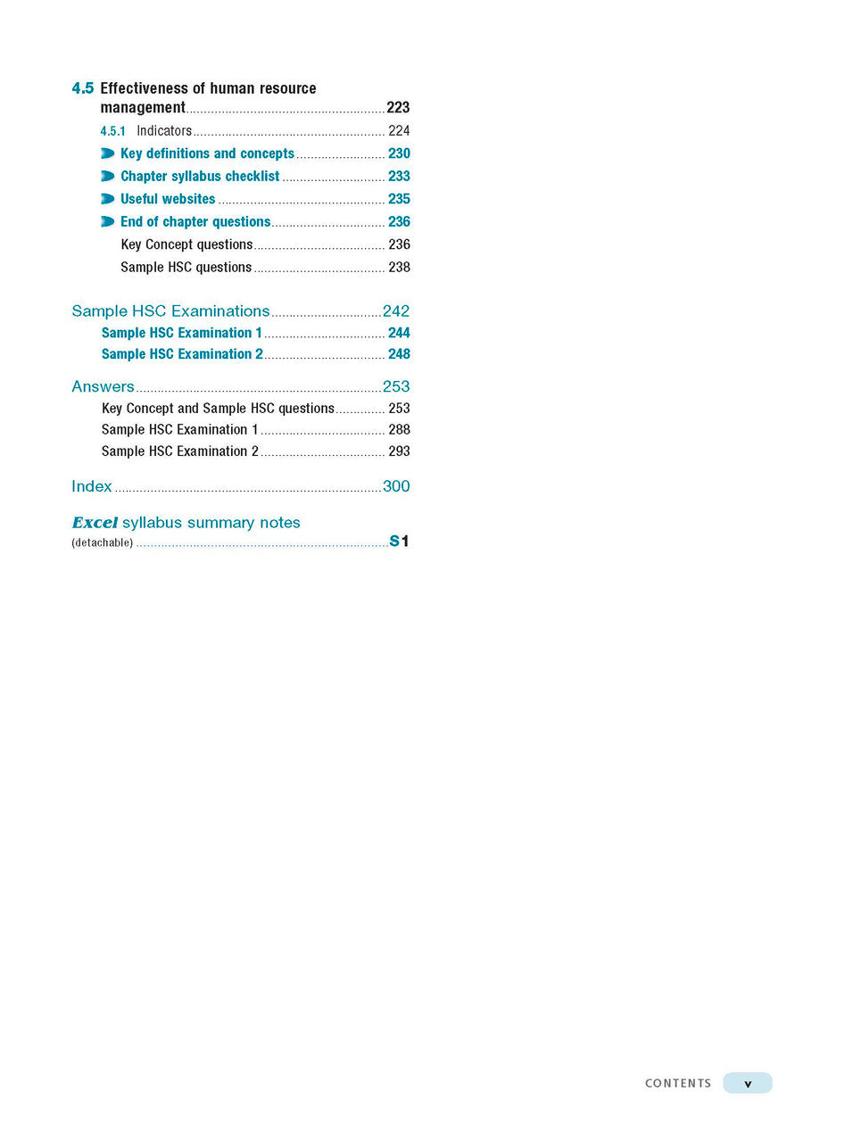 Excel HSC - Business Studies Study Guide — inside page 3
