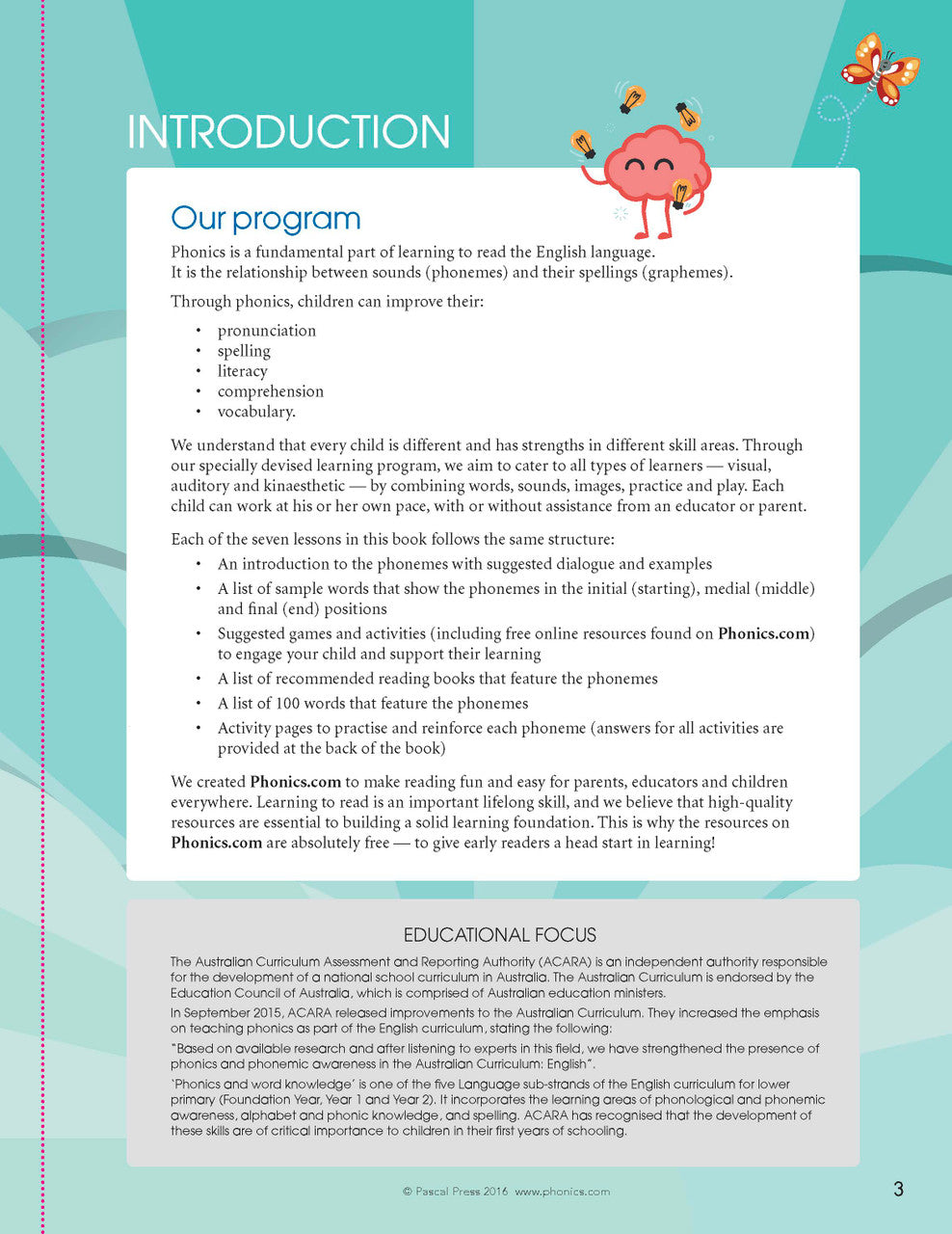 The Mega Book of Phonics Worksheets — inside page 3