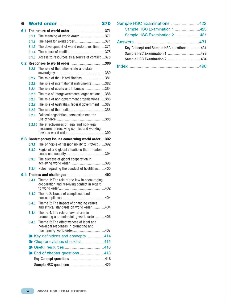 Excel HSC - Legal Studies Study Guide — inside page 4