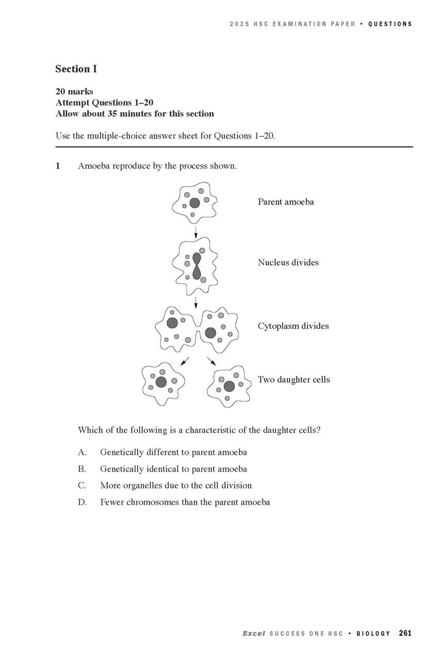 Excel Success One HSC Biology 2026 Edition — inside page 4