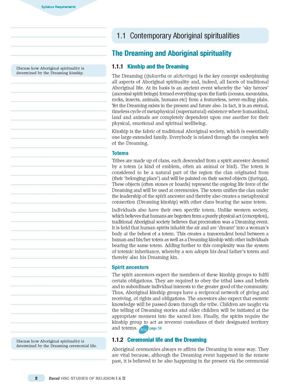 Excel HSC - Studies of Religion I and II Study Guide — inside page 5