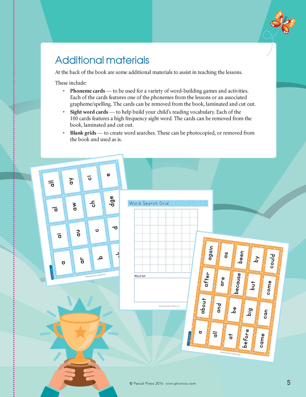The Mega Book of Phonics Worksheets — inside page 5