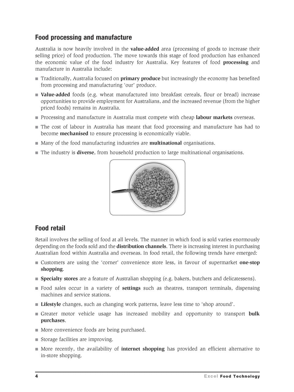 Excel HSC - Food Technology Study Guide — inside page 5